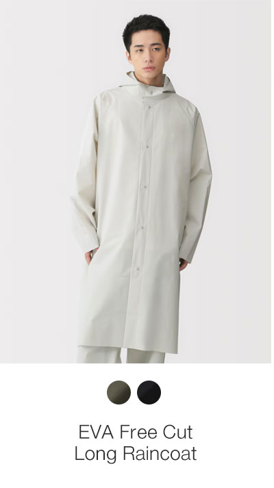 Shop EVA Free Cut Long Raincoat
