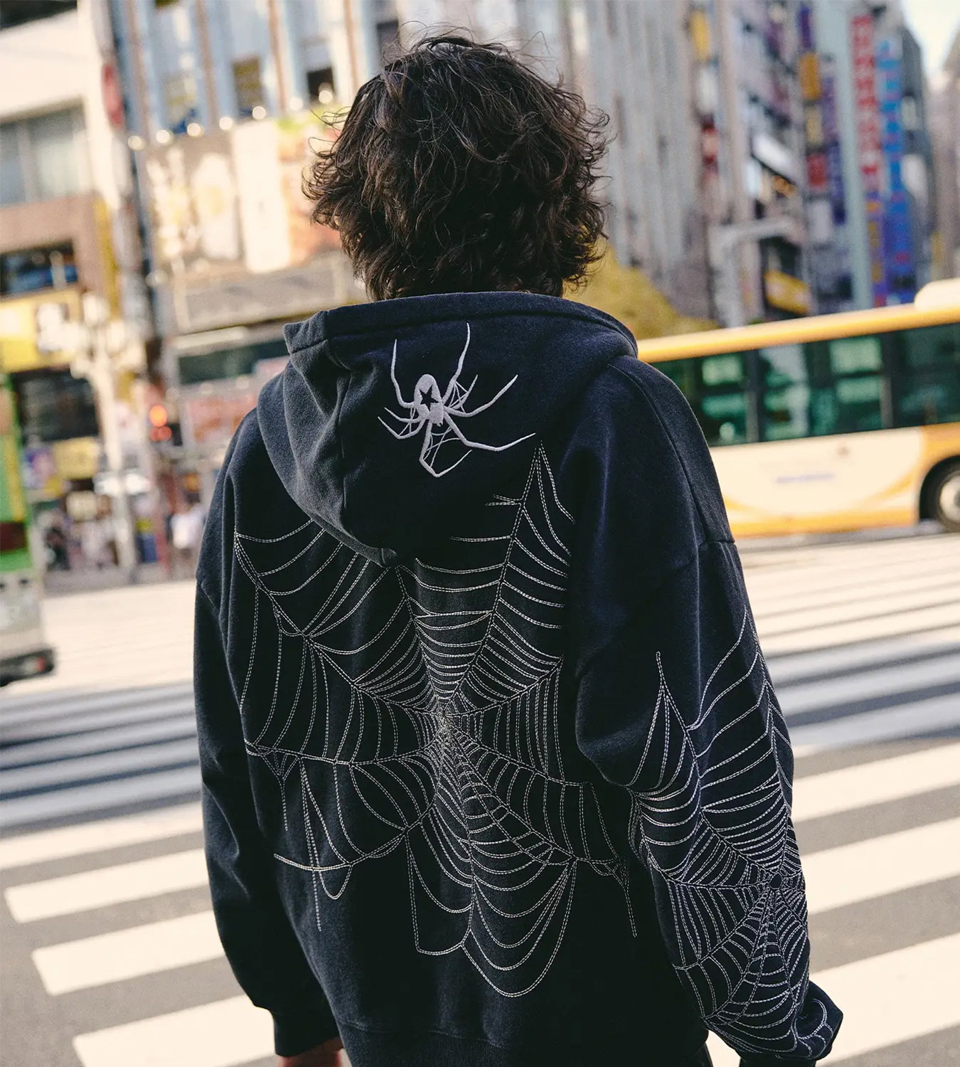 The Cobweb Zip Up Hoodie