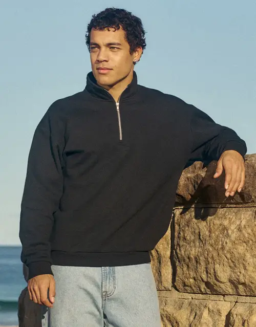 Essential Oversized Quarter Zip Sweat