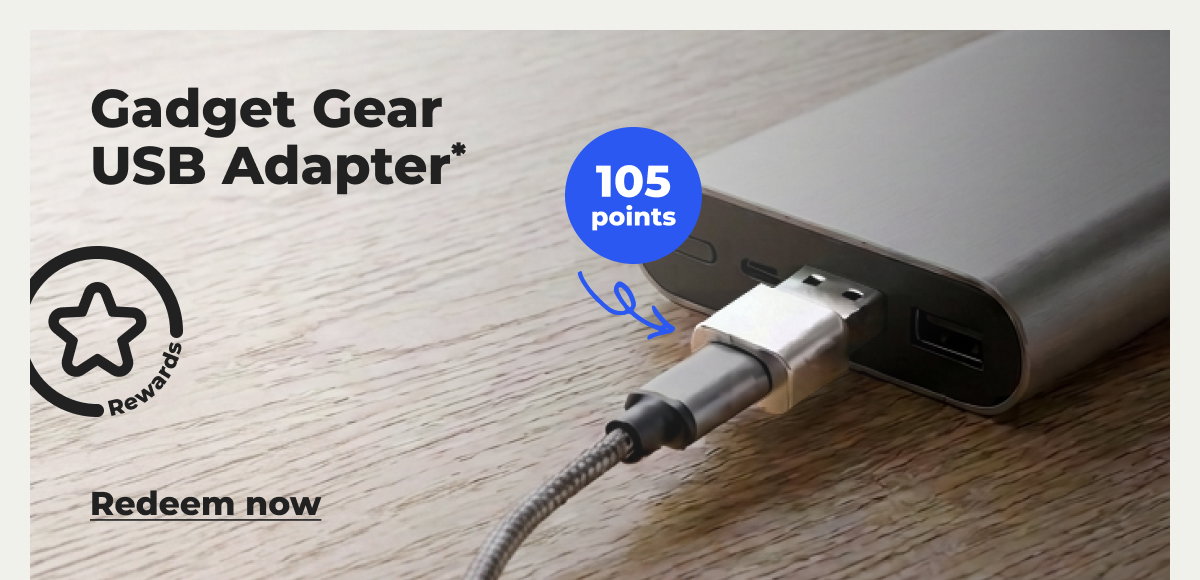 Gadget Gear USB Adapter* - Redeem now