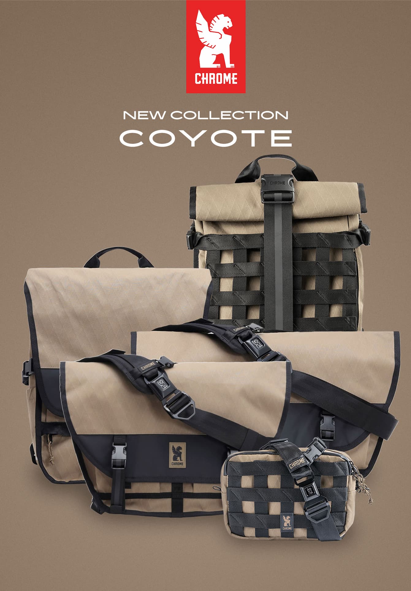 All of the Bags that now come in Coyote