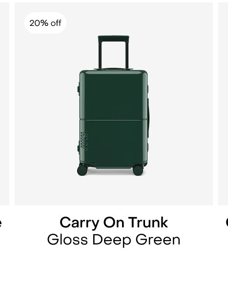 Carry On Trunk Gloss Deep Green