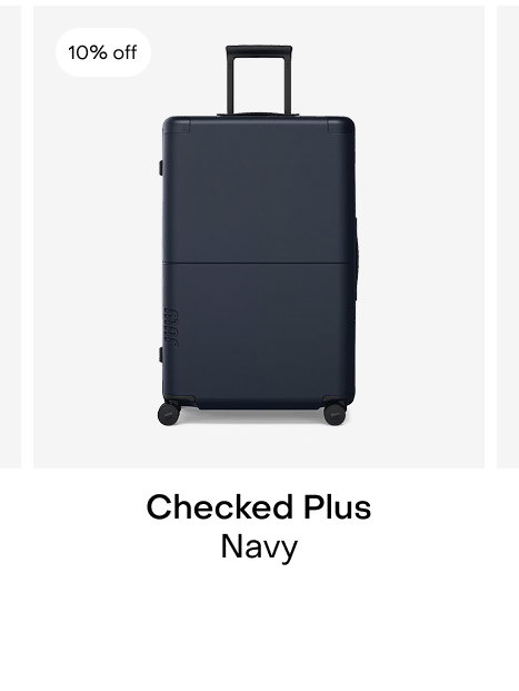 Checked Plus Navy