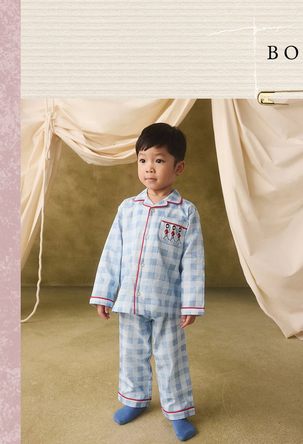 Blue Cath Kidson Gingham Single Button Through Pyjamas
