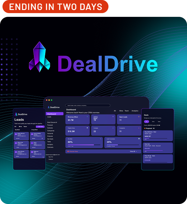 Shop DealDrive - ending in two days