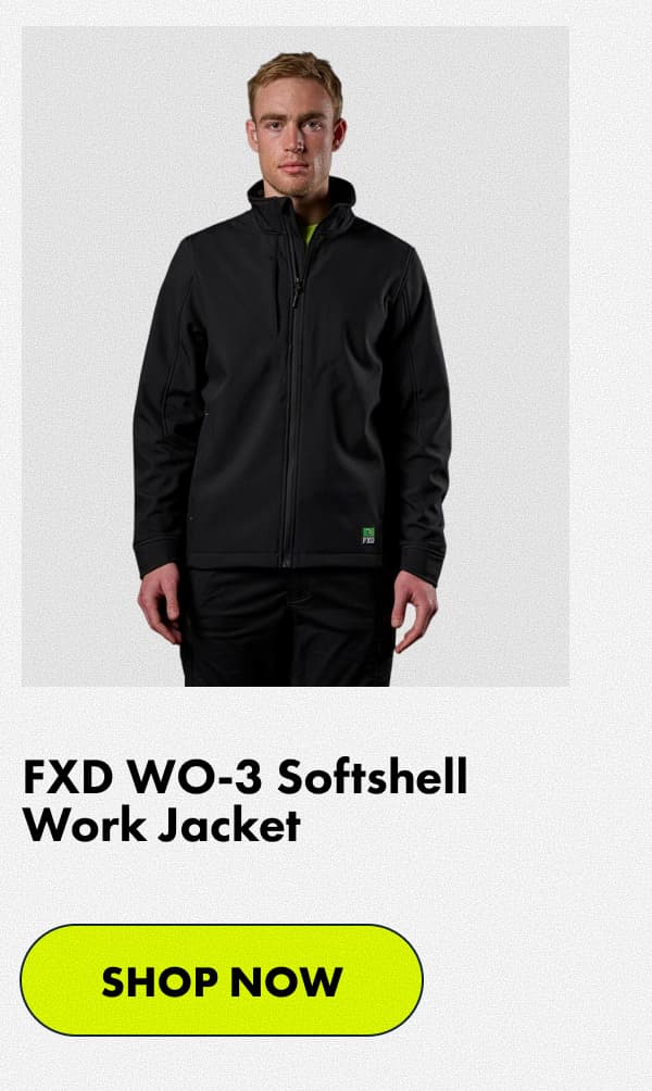 FXD WO-3 Softshell Work Jacket | Shop now