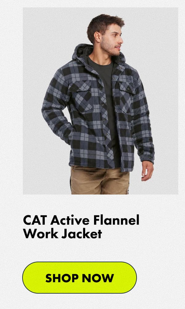 CAT Active Flannel Work Jacket | Shop now