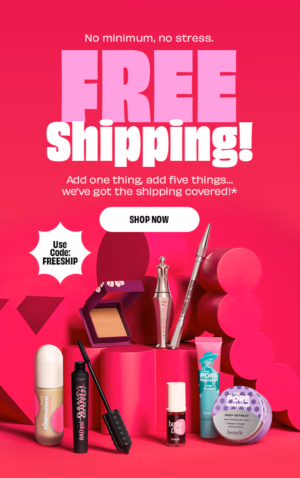 Use code FREESHIP for free shipping on all orders