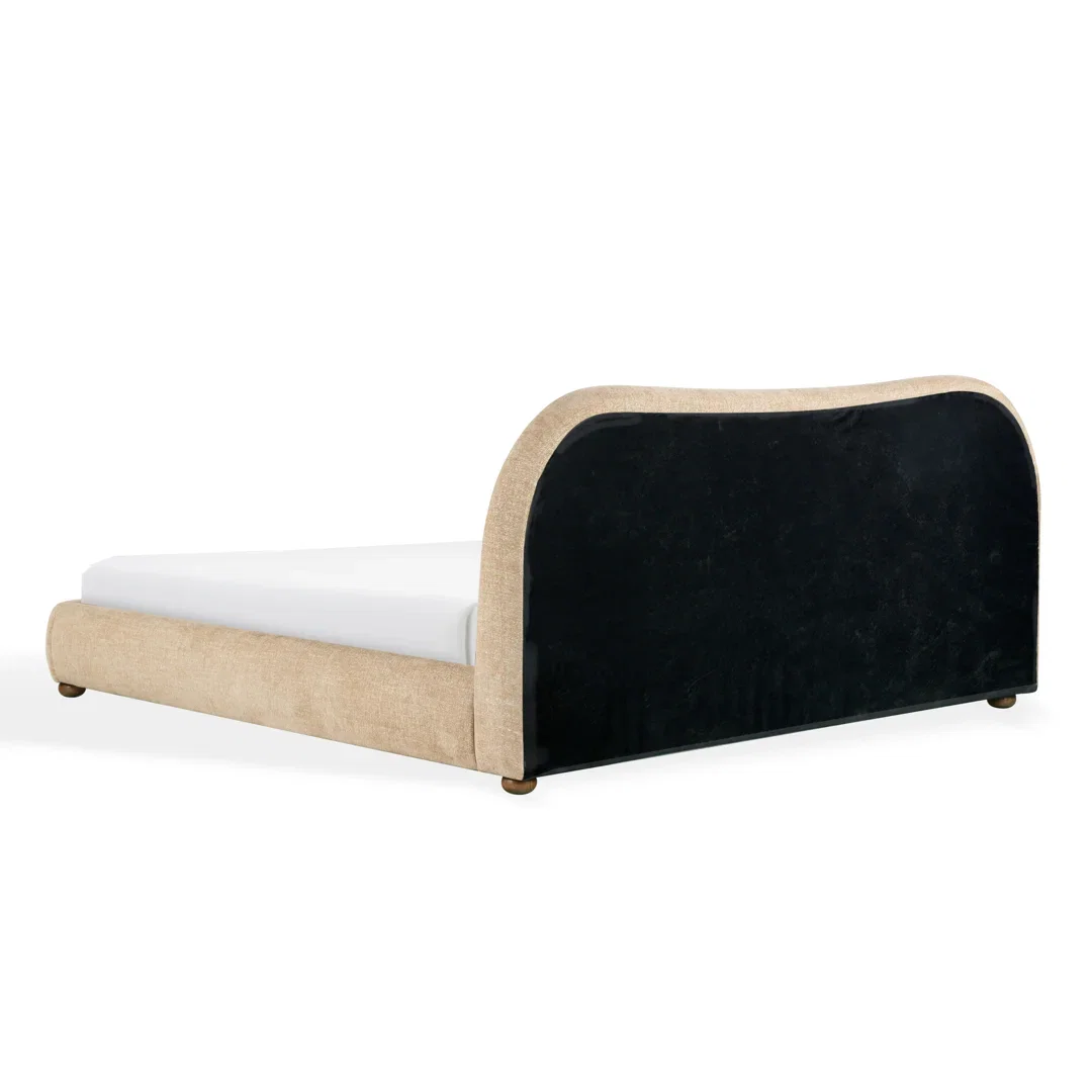 Liza Velvet Upholstered Bed