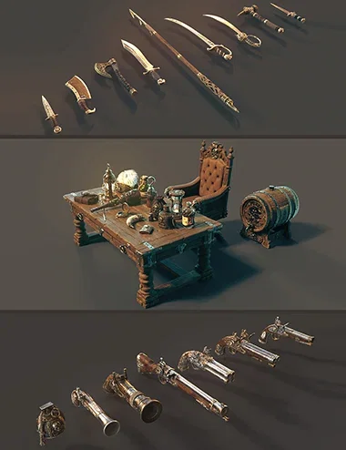 Polish Pirate Asset Bundle
