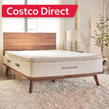 Avocado Organic 13-inch Medium-Plush Pillowtop Hybrid Mattress, King