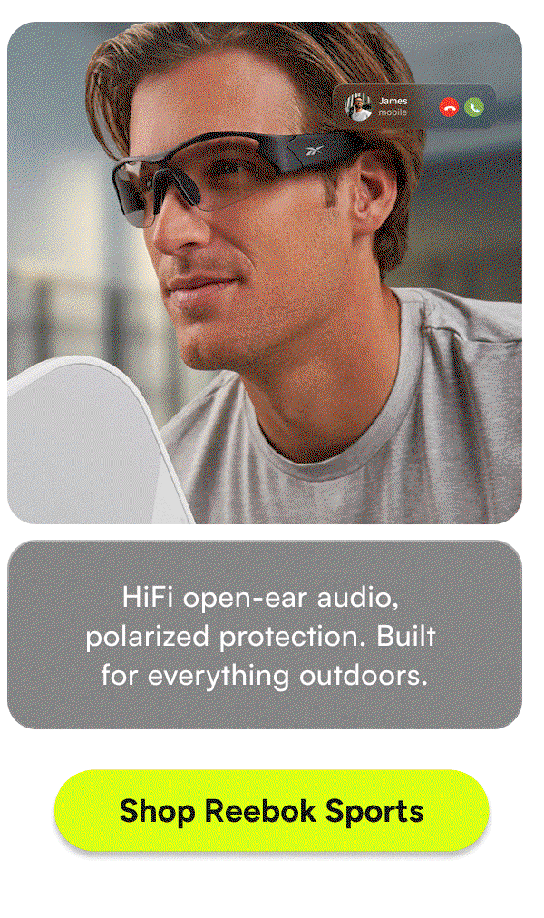 HiFi open-ear audio, polarized protection. Built for everything outdoors.