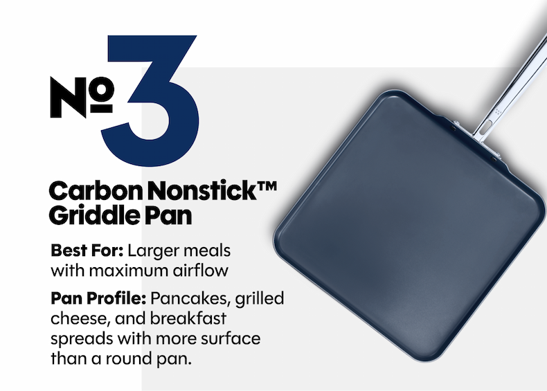 Number 3: Carbon nonstick griddle pan
