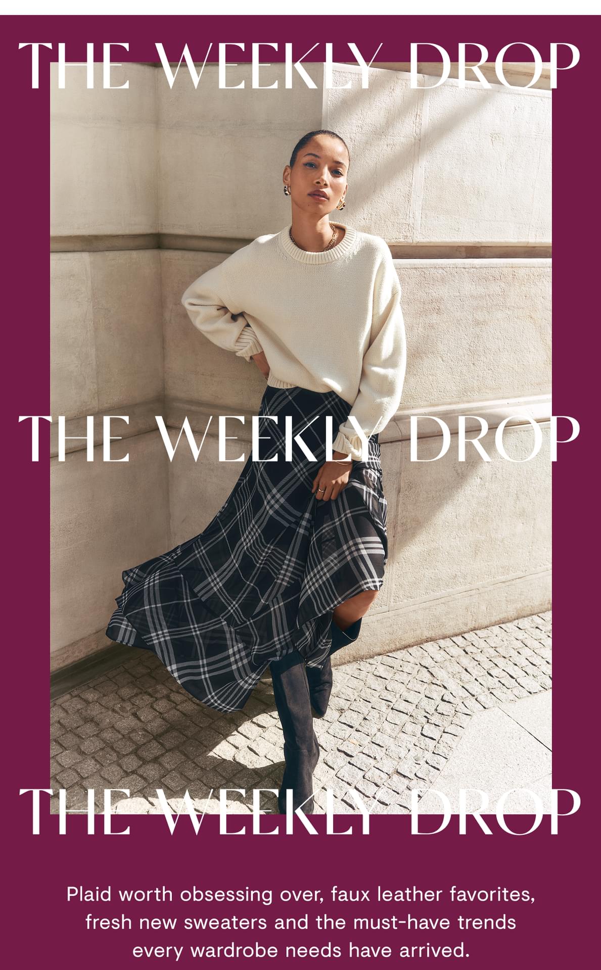 The weekly drop