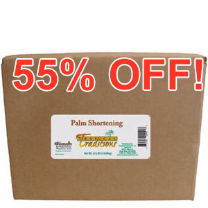 Image of Glyphosate-Tested Palm Shortening - 33 lbs. (limit of 1)