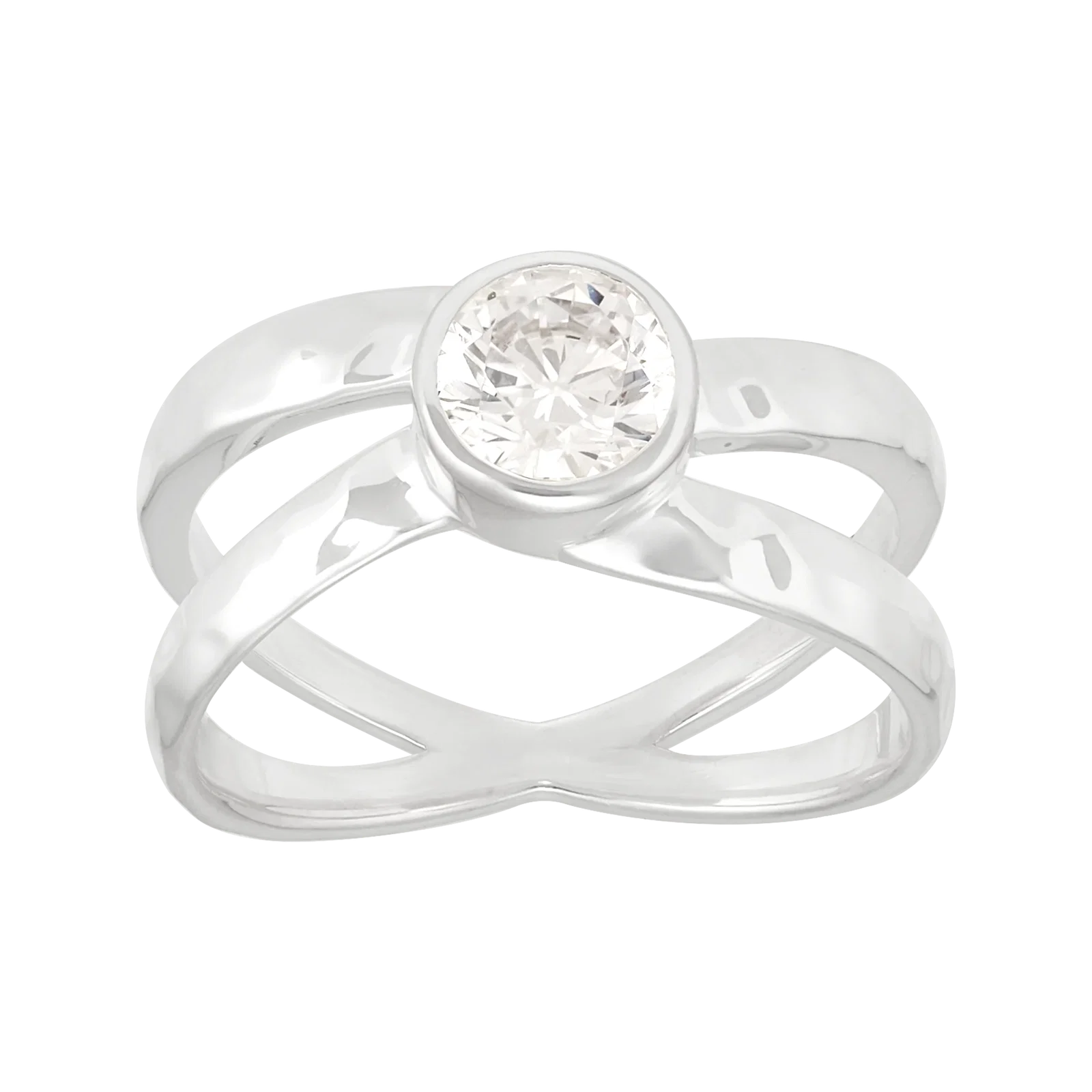 White Zirconia Ring