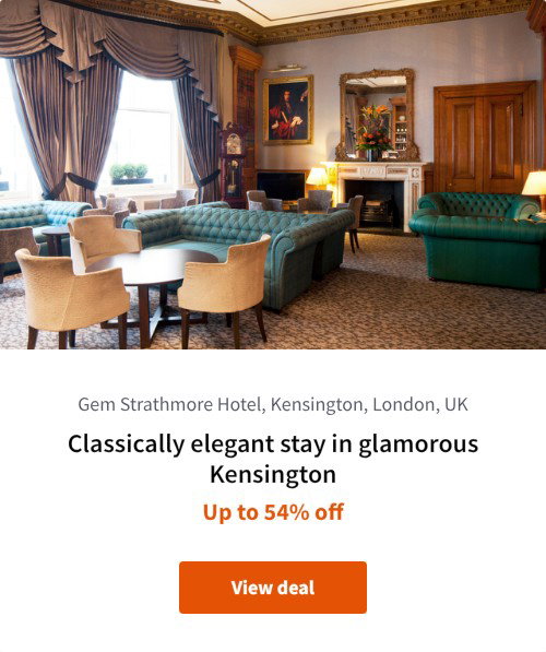 Classically elegant stay in glamorous Kensington
