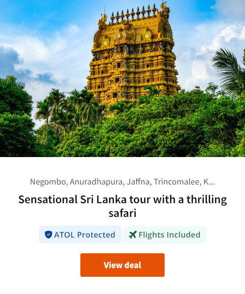 Sensational Sri Lanka tour with a thrilling safari