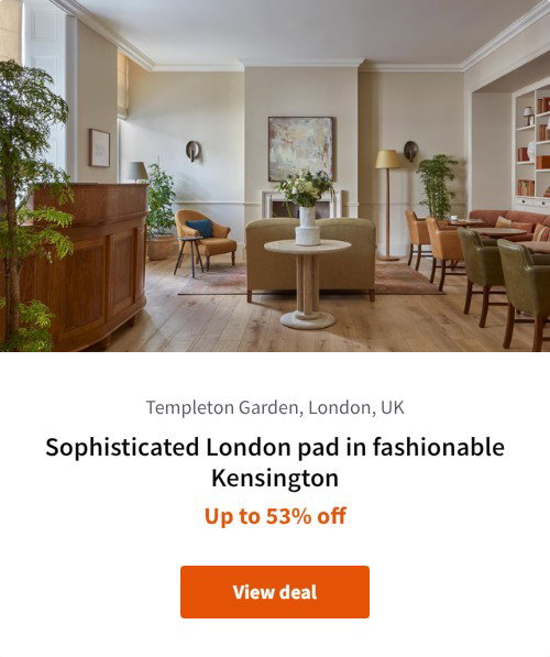 Sophisticated London pad in fashionable Kensington