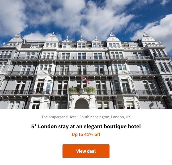 5* London stay at an elegant boutique hotel