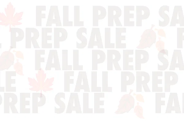 Fall Prep Sale