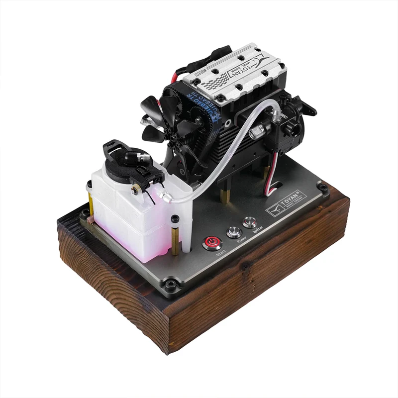 TOYAN FS-L200GC 7cc Inline Twin-Cylinder Four-Stroke Air Cooled Gasoline Engine Model Kit that Works