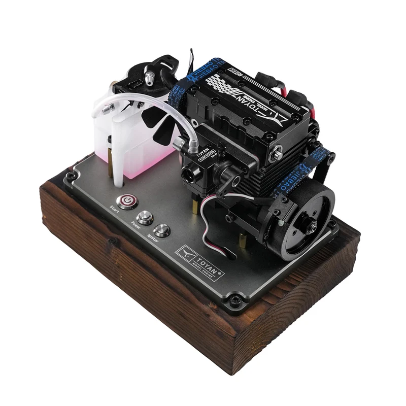 TOYAN FS-L200GC 7cc Inline Twin-Cylinder Four-Stroke Air Cooled Gasoline Engine Model Kit that Works