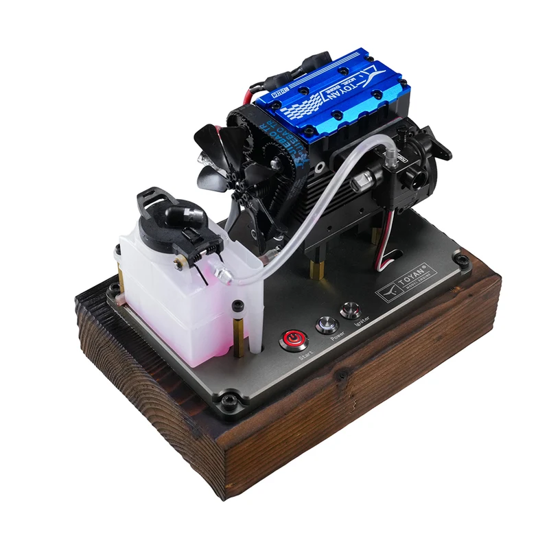 TOYAN FS-L200GC 7cc Inline Twin-Cylinder Four-Stroke Air Cooled Gasoline Engine Model Kit that Works