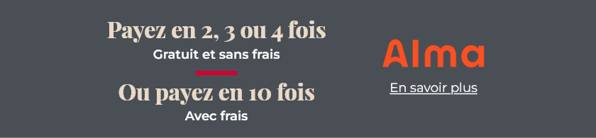 Profitez du paiement en 2,3 ou 4 fois