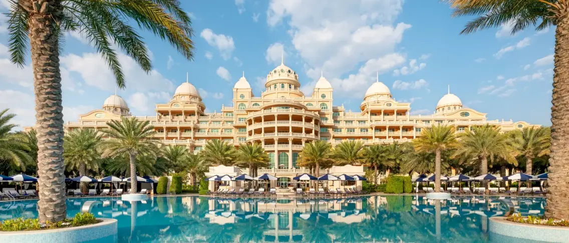 Dubai Icon: Palm Jumeirah Opulence with Daily Breakfast, Nightly Dinner & Two Kids Stay Free