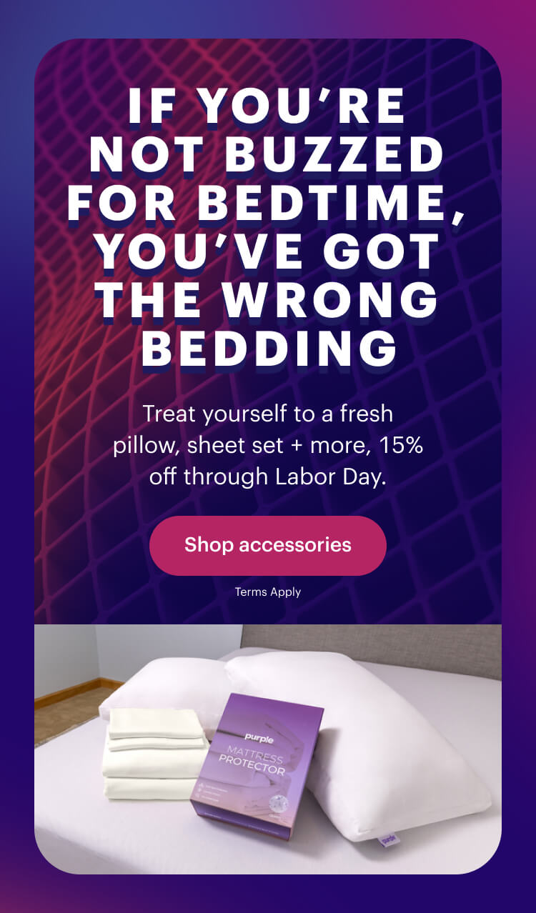 If you’re not buzzed for bedtime, you’ve got the wrong bedding