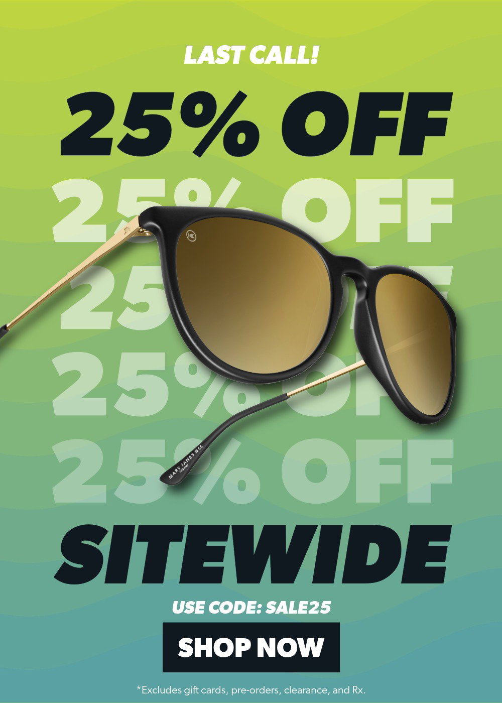 Sitewide 25% OFF LC