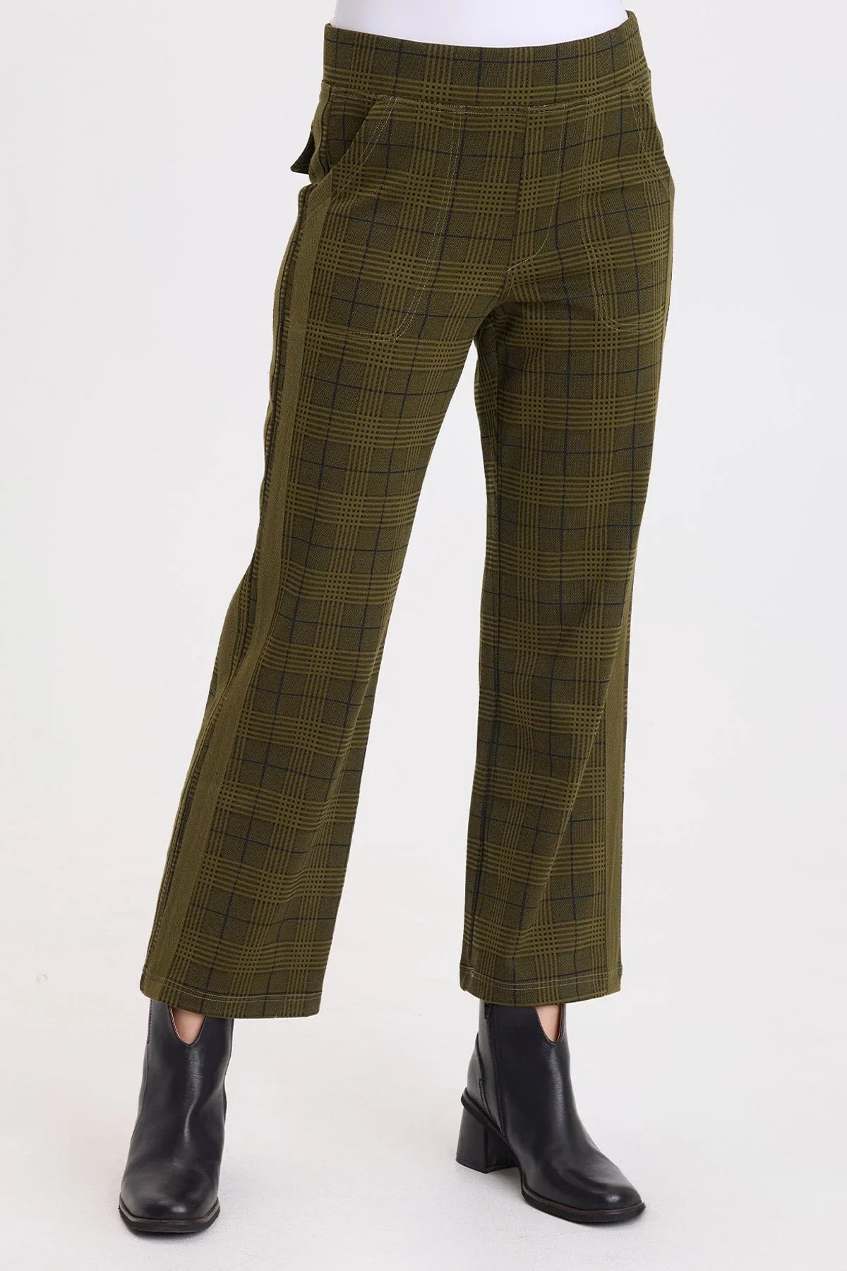 Image of Petersburg Plaid Ponte Pant
