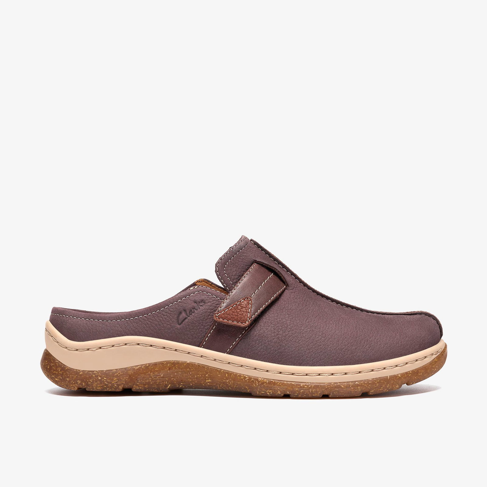 Shop Orlene Clog Plum Leather