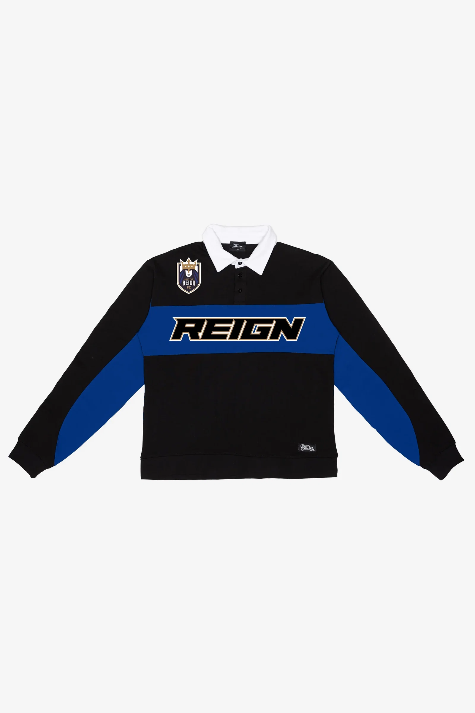 Image of Unisex Seattle Reign FC Oversized Long Sleeve Rugby Sweater