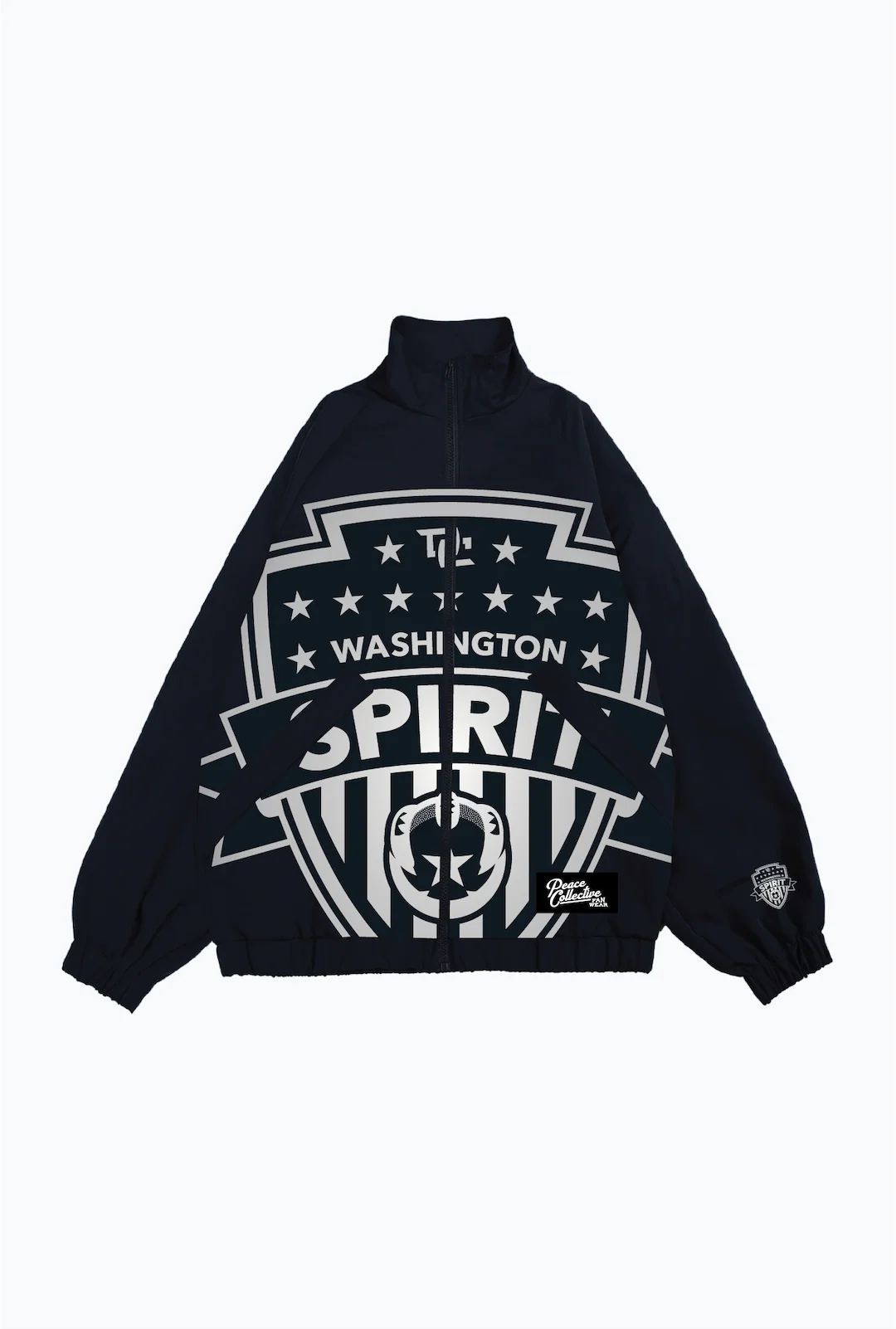 Image of Unisex Washington Spirit Emblem Nylon Jacket