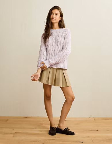 AE Cable Knit Sweater