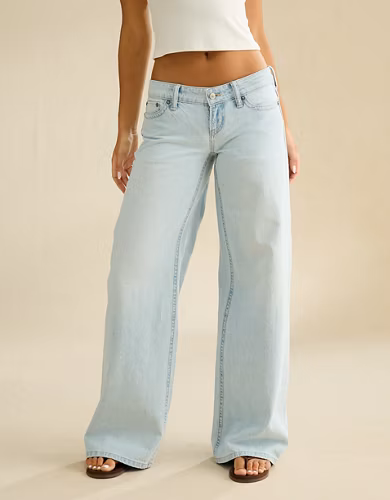 AE Lowest-Rise Baggy Wide-Leg Jean