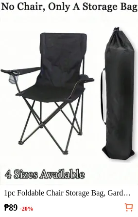 1pc Foldable Chair Storage Bag...