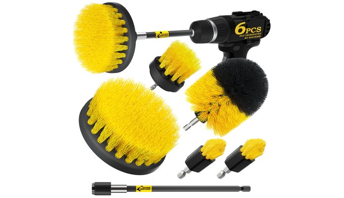 Holikme 6Pc Drill Brush Set
