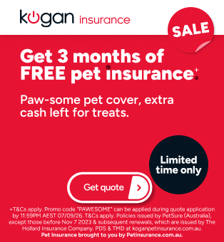 Kogan Pet Insurance Switch Week - 3 Months Free +