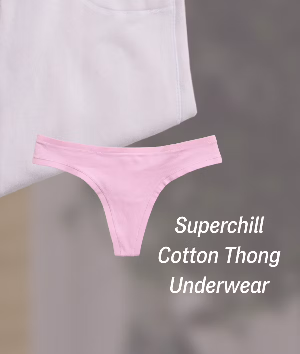 Superchill Cotton Thong Underwear