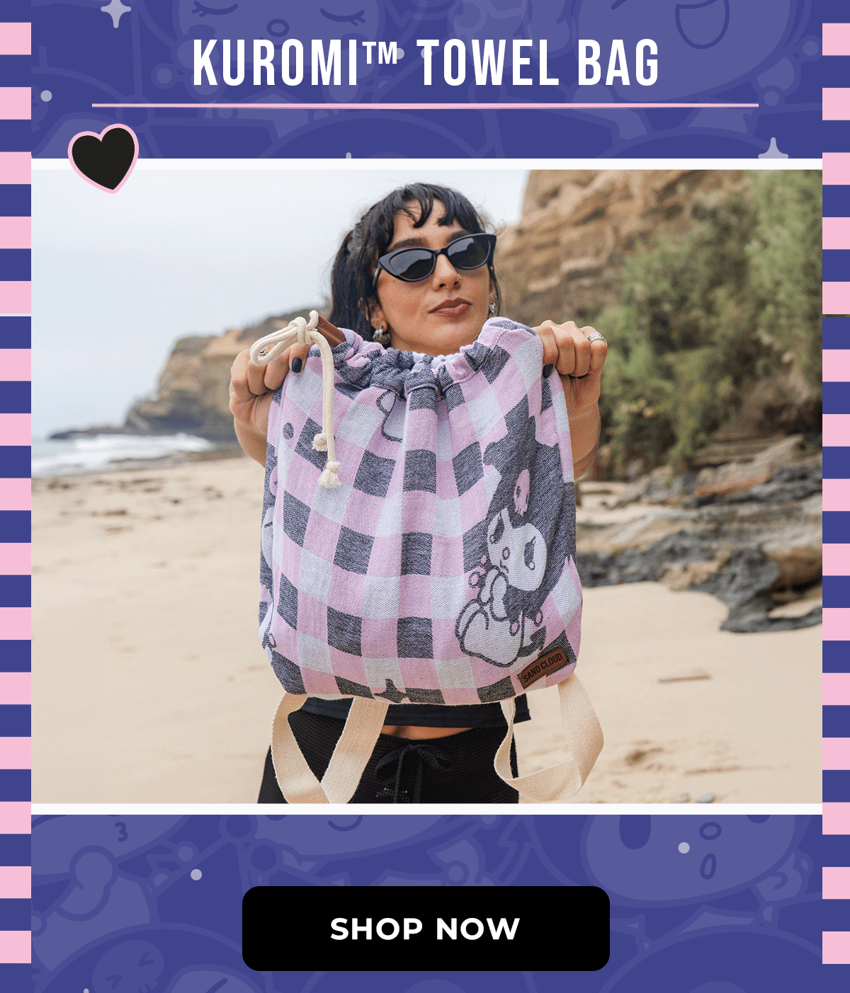 KUROMI TOWEL BAG