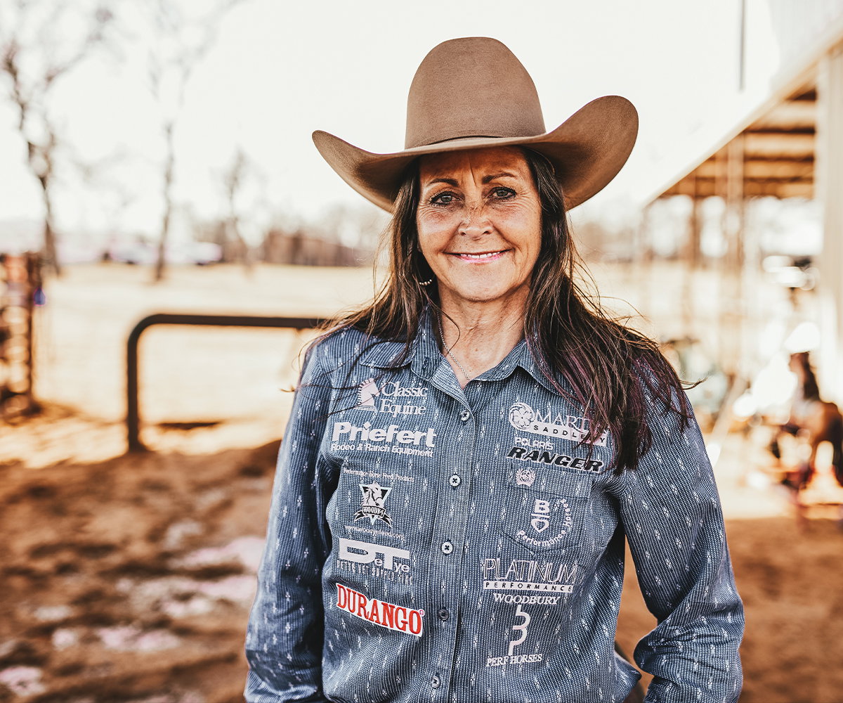 Lisa Lockhart rides with Durango