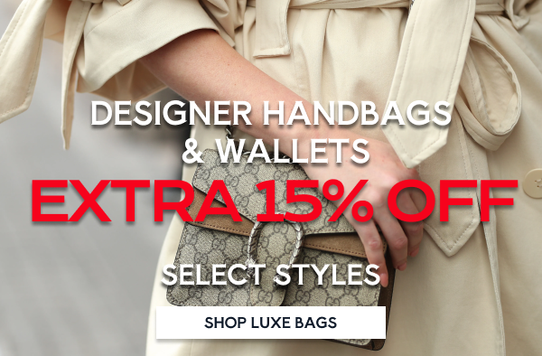 Extra 15% Off Select Bags