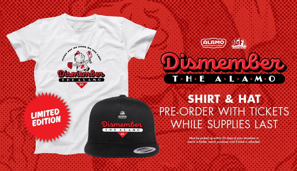Exclusive Dismember The Alamo merch for jerks