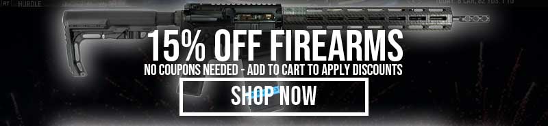 15% OFF FIREARMS - SHOP NOW