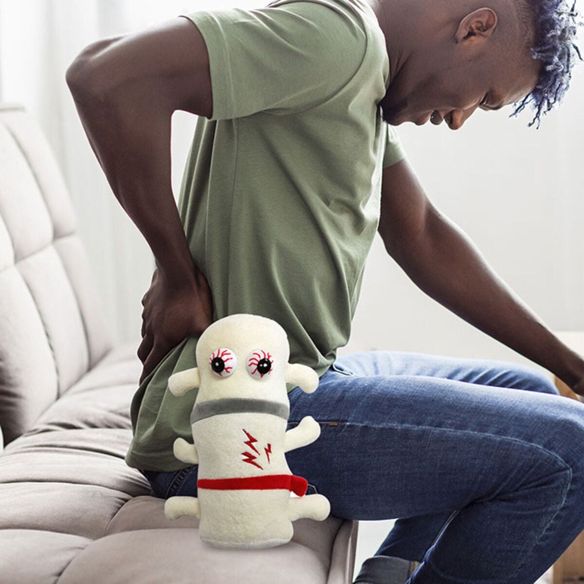 Guy with Back Pain plushie