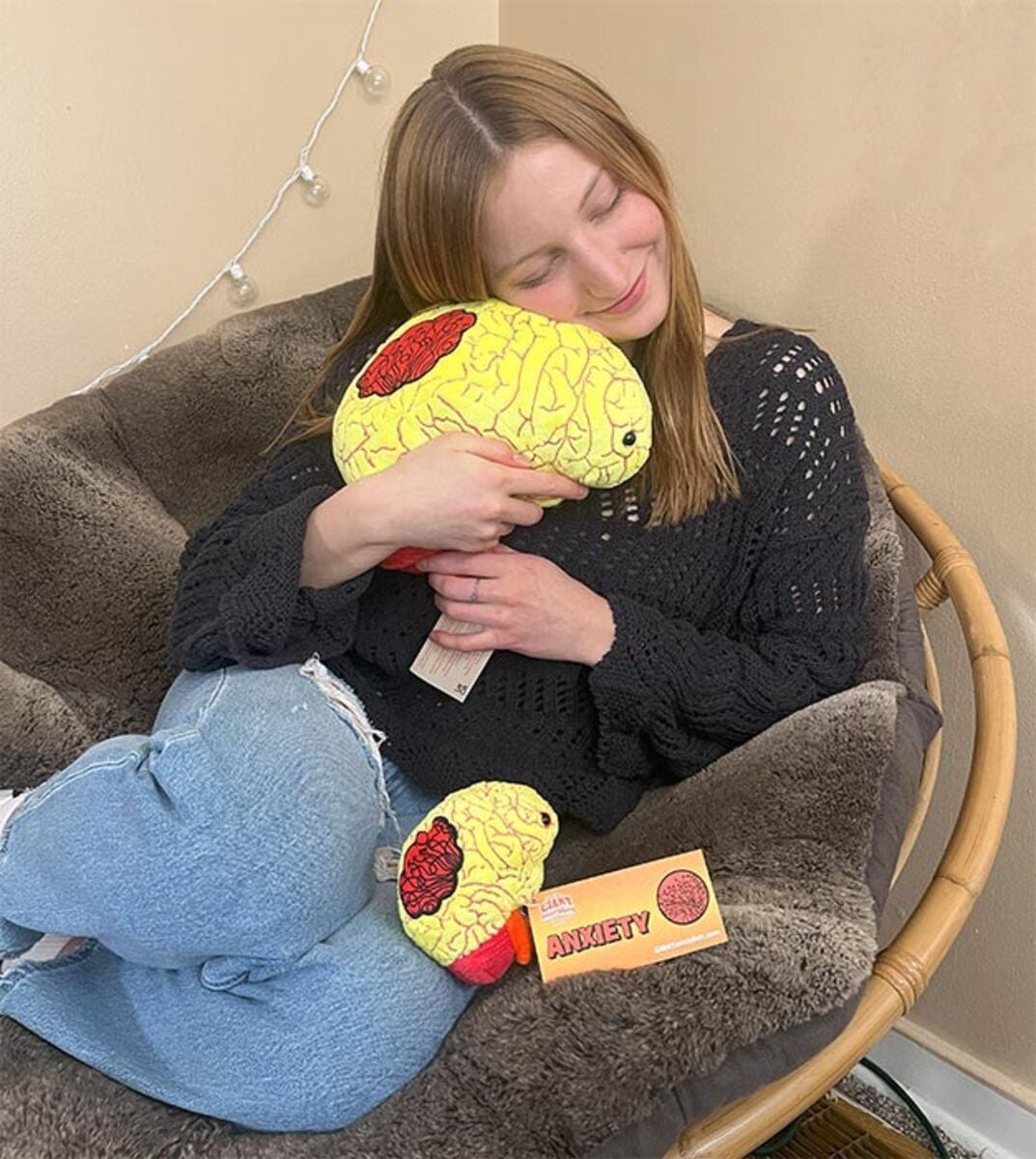 Hugging Anxiety plushies