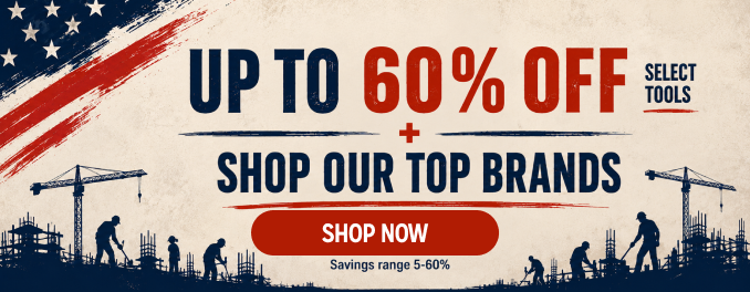 Up to 60% off select tools